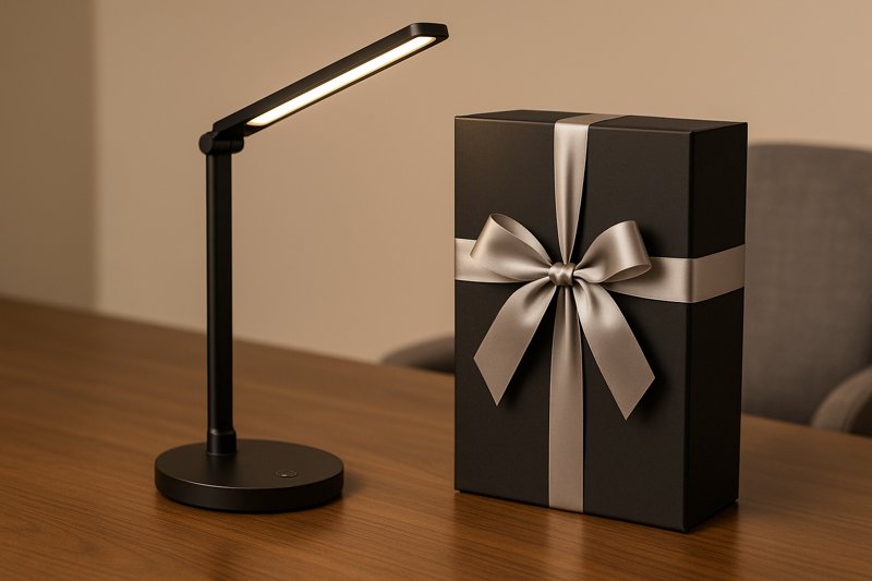 Elegant Dimmable LED Desk Lamp as a Corporate Gift