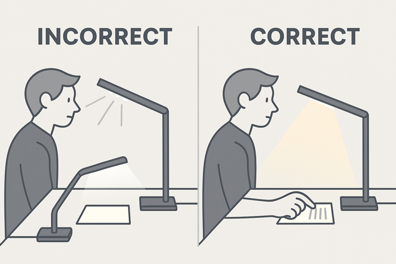 A simple diagram comparing two setups. The 
