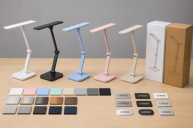 ODM LED desk lamp models prepared for private label selection