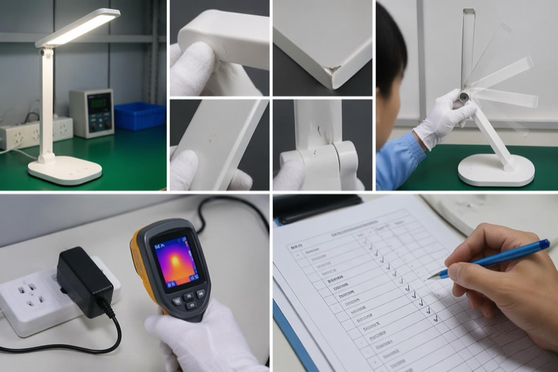 Quality and defect allowance planning for LED desk lamp pricing