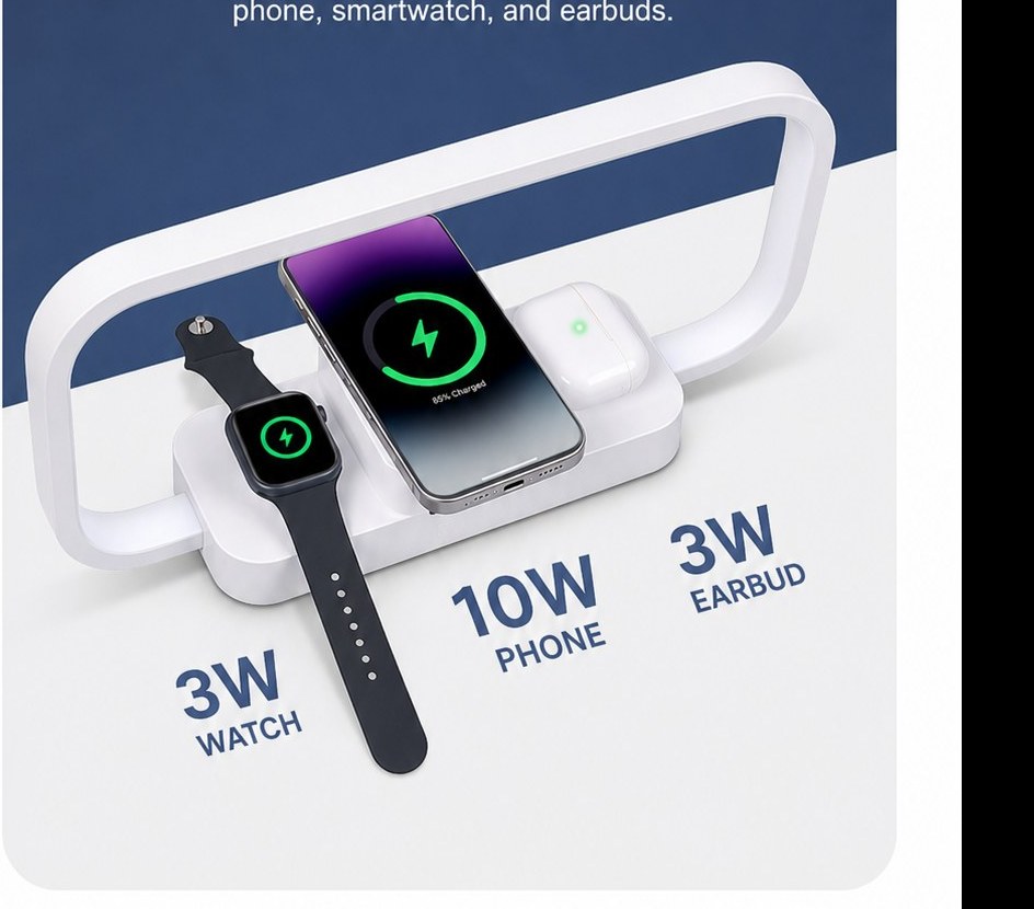 RY2230-M three-device wireless charging layout