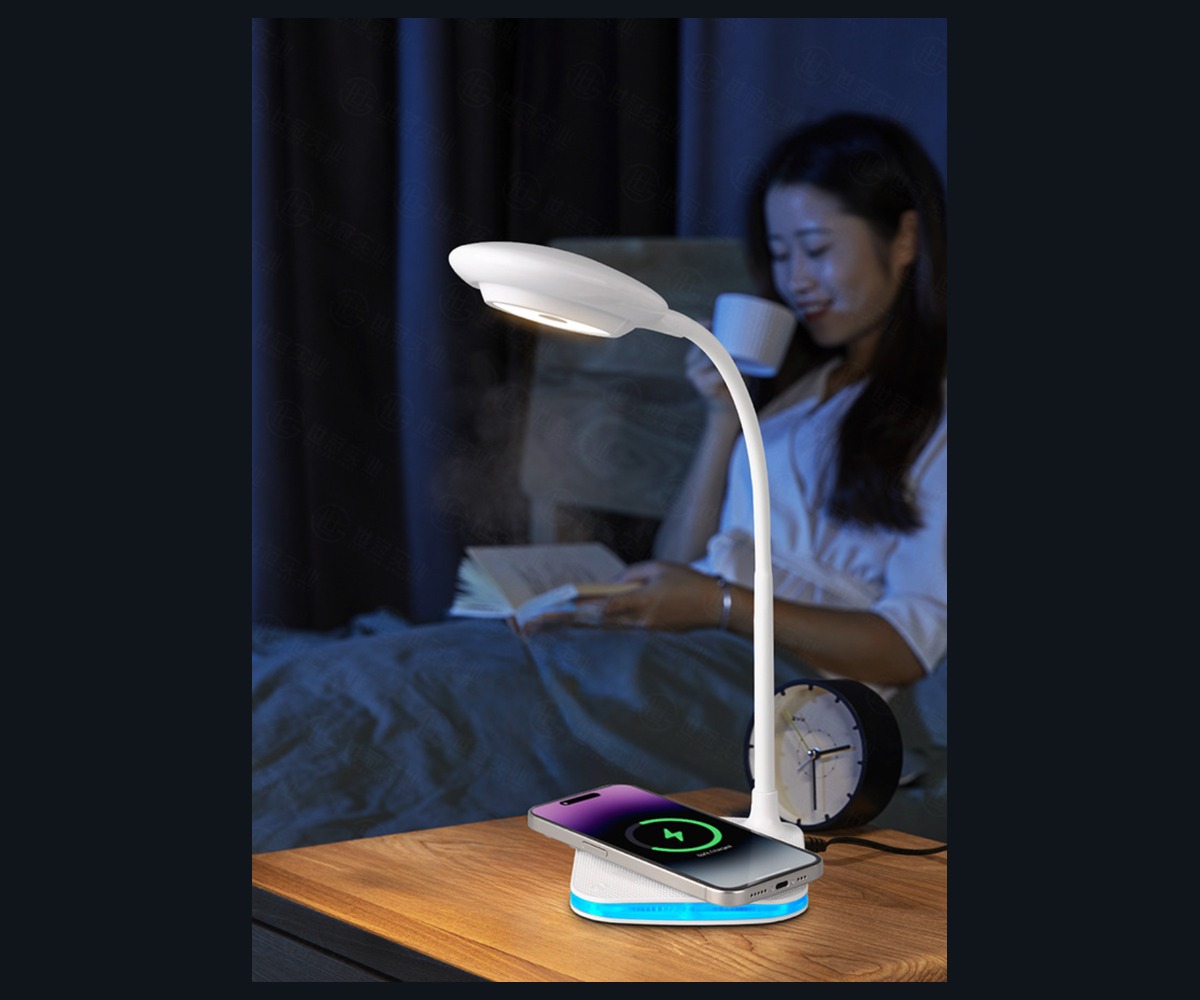 Complete RY28-S bedside reading lamp with wireless charging