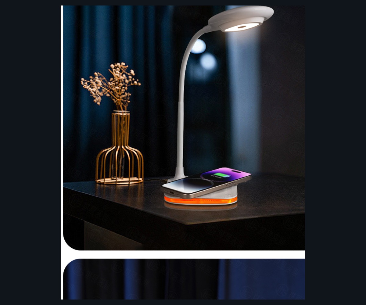 Complete RY28-S lamp with wireless charging and orange base light